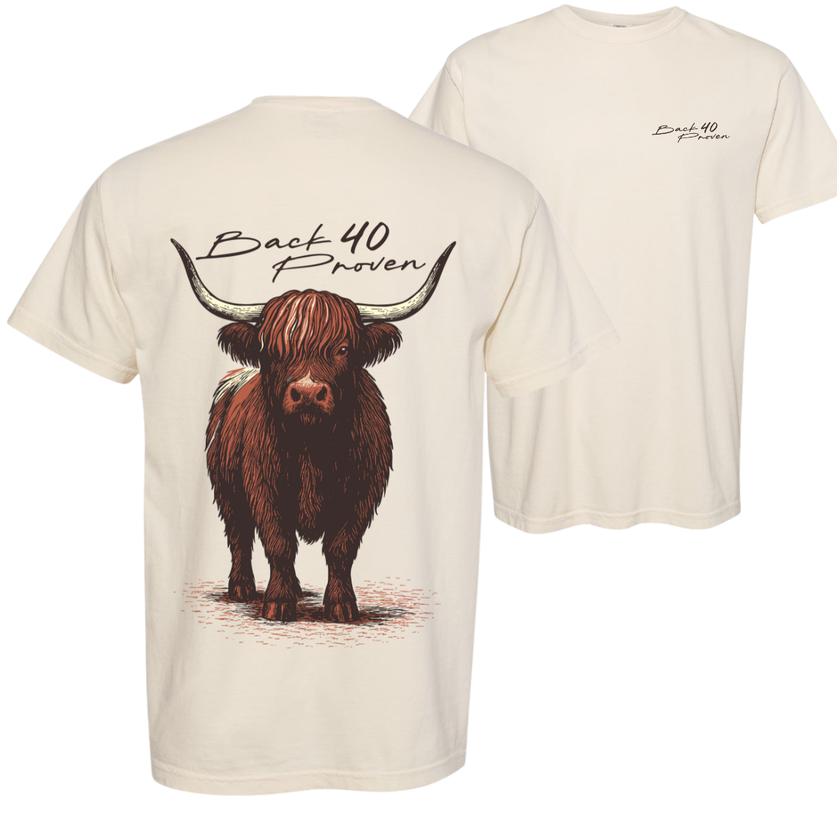 Highland Cow Short Sleeve Tee