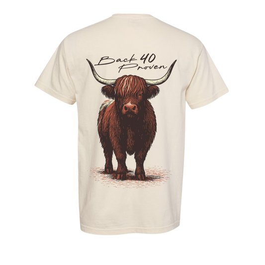 Highland Cow Short Sleeve Tee