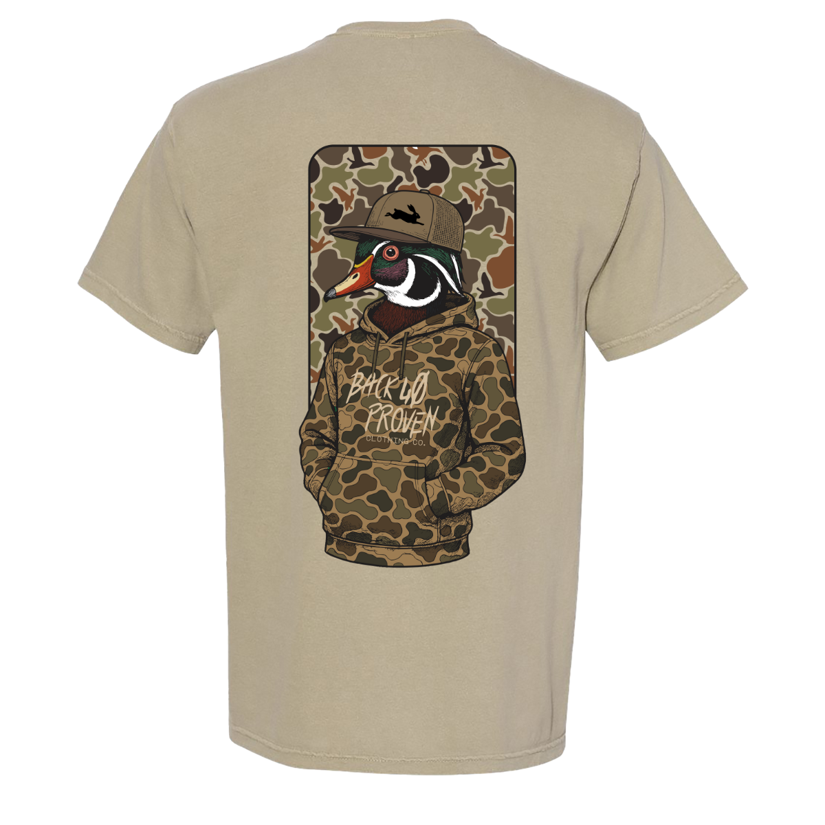 Camo King Wood Duck Short Sleeve Pocket Tee