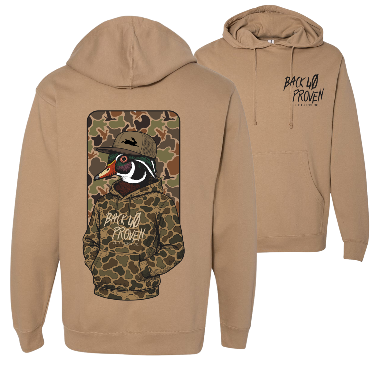 Camo King Wood Duck Hoodie