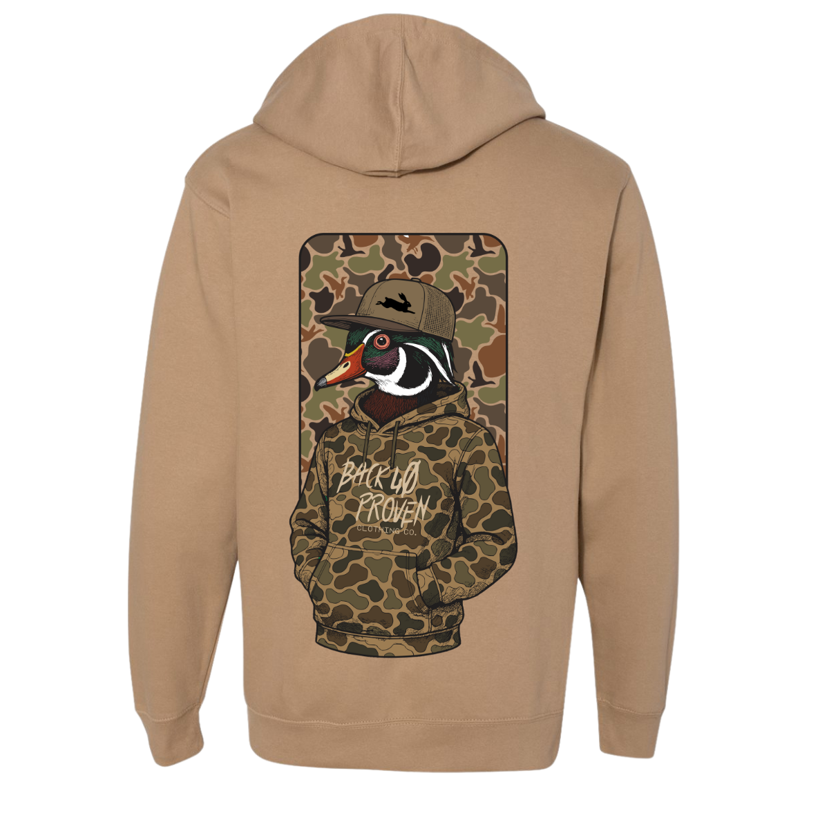 Camo King Wood Duck Hoodie